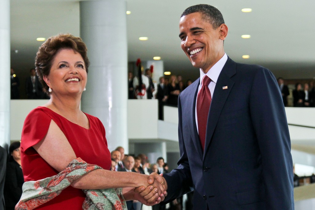 Por anos, o relacionamento de Dilma e Obama foi instável, e significativamente afetado pelas denúncia da presidente à espionagem da NSA,. Foto: planalto.gov.br