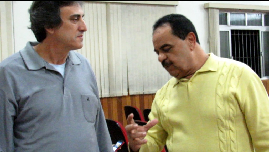 Sidney Verde (esq.) e Everandy Cirino dos Santos, dois sindicalistas que testemunham as indicações políticas de Temer. Foto Marcelo Auler