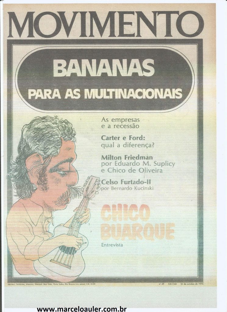 Capa do Jornal Movimento  ed.69