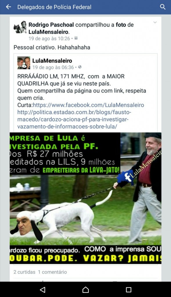 cardozo cachorrinho de Lula