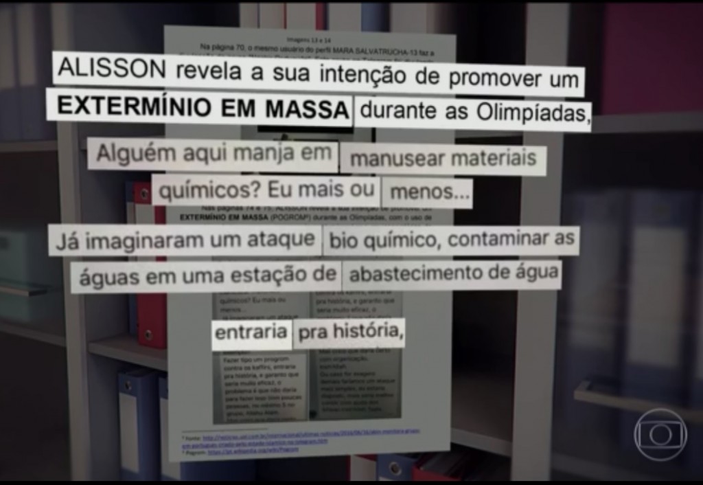 alisson e a ameaça de contaminar a água